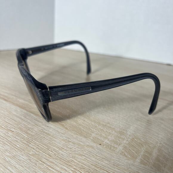 Jil Sander JS643S 065 Sunglasses Blue Gray Frames Only 53-19-140 Italy READ main image 5